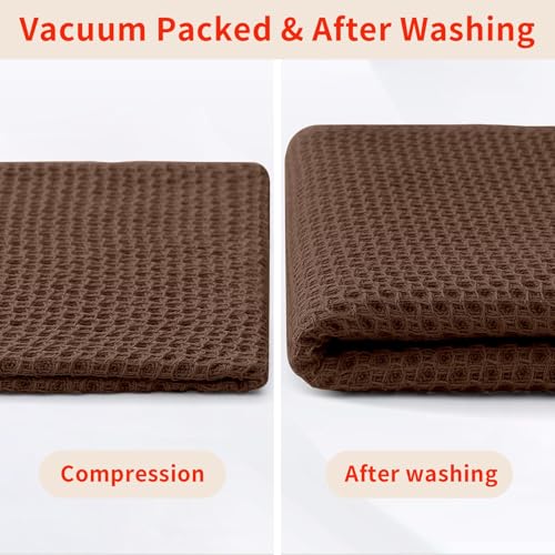 100% Cotton Waffle Weave Kitchen Dish Towels 18 (18 Count)