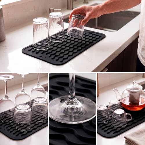 Silicone Dish Drying Mat for Multiple Usage