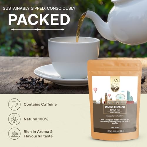 English Breakfast Black Tea Loose Leaf (3.52 Ounce)