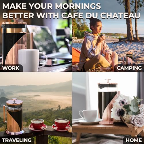 Stainless Steel French Press Coffee Maker 34 oz