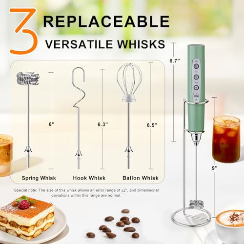 Handheld Milk Frother Wand for Coffee