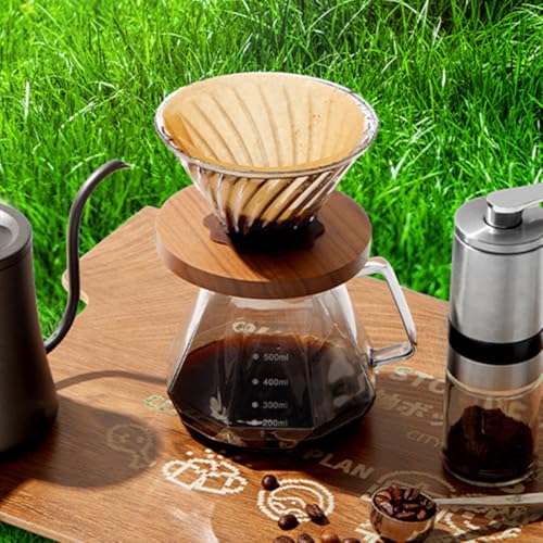 Professional Glass Pour Over Coffee Maker Kit