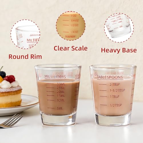 2 Pack Shot Glasses Measuring Cup (2 Count)