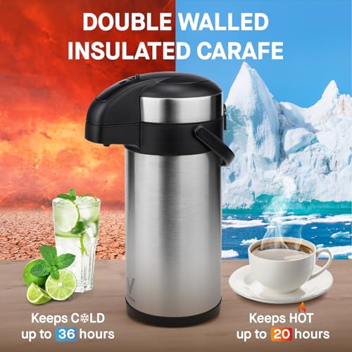 Airpot Coffee Dispenser with Pump