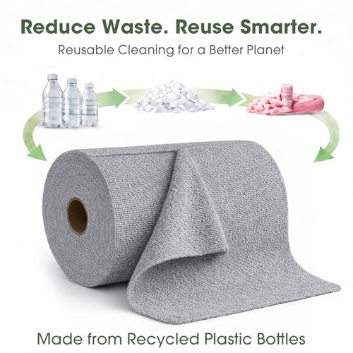 Microfiber Cleaning Cloth Roll (100 Count)