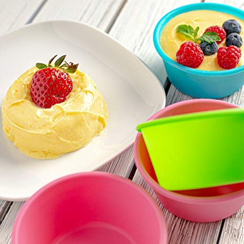 Silicone Jumbo Muffin Liners for Baking (8 Count)