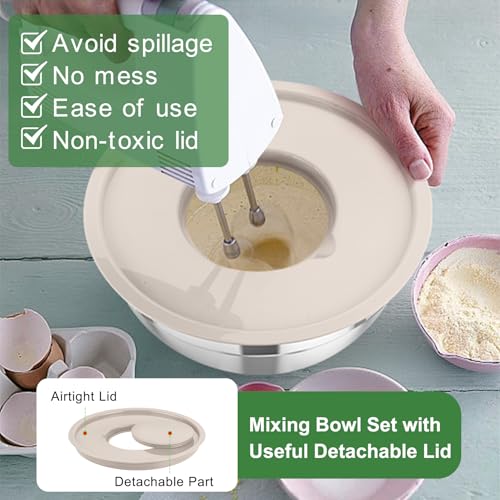 Mixing Bowls with Lids (5 Count)