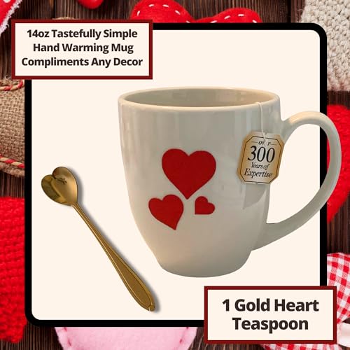 Tea Cookies and Honey Gift Set Tea Lovers Sampler Basket Care Package Get Well Soon For Women Mom Family Best Friend Birthday Ideas After Surgery Thinking Of You Heart Themed Box