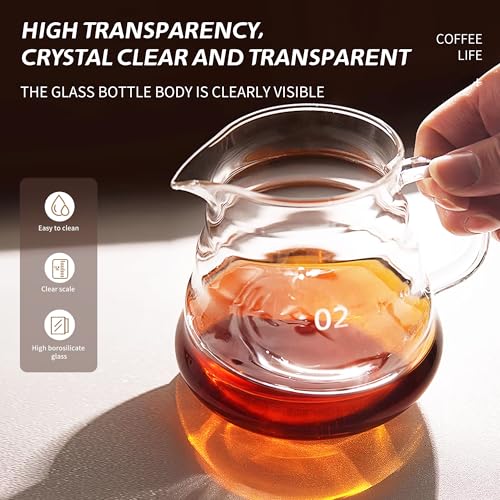 Glass Coffee Server for Drip Coffee Maker