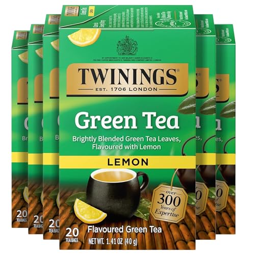 Green Tea with Lemon Caffeinated Tea Bags (120 Count)