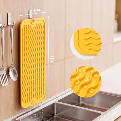 Silicone Dish Drying Mat for Multiple Usage