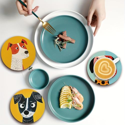 Wood Coasters Set of 6 (6 Count)