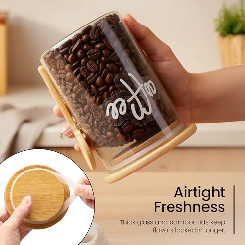 Glass Food Storage Containers with Lids (4 Count)