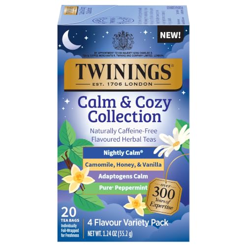 Calm & Cozy Bedtime Herbal Tea Variety (20 Count)