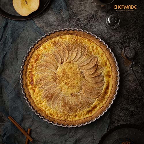 11 Inch Round Tart Pan with Removable Loose Bottom