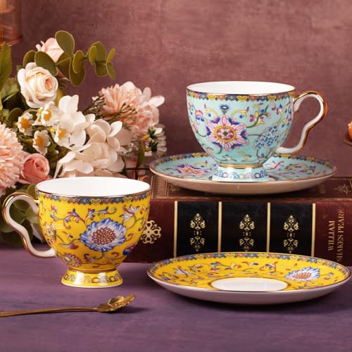 Tea Cup and Saucer (2 Count)
