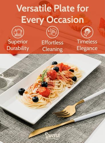 Porcelain Serving Platters 11.7 Inch (4 Count)