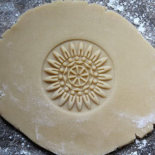 Mandala Feather Cookie Stamp by Fun Food Tools