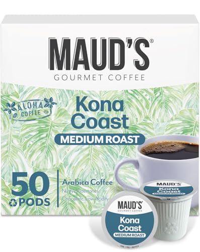 Kona Medium Roast Coffee Pods (50 Count)