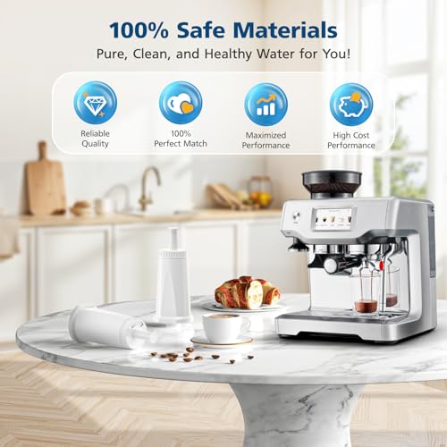 4 Pack Breville Water Filters (4 Count)
