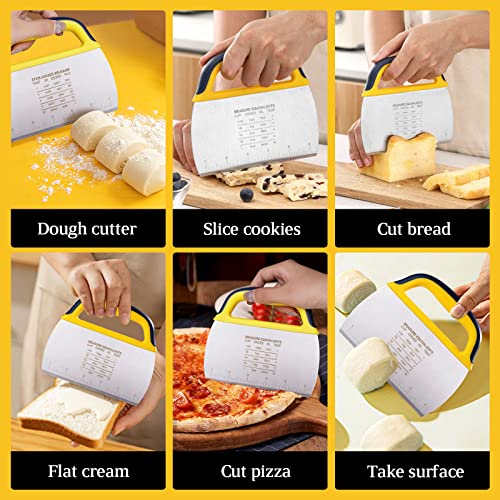 Dough Scraper Chopper 2 Pcs