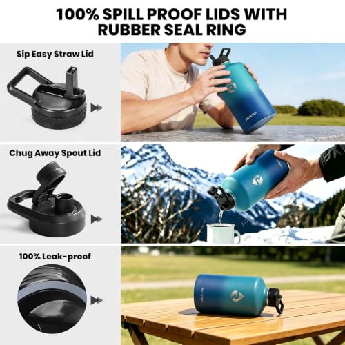 One Gallon Water Bottle Insulated 128 oz