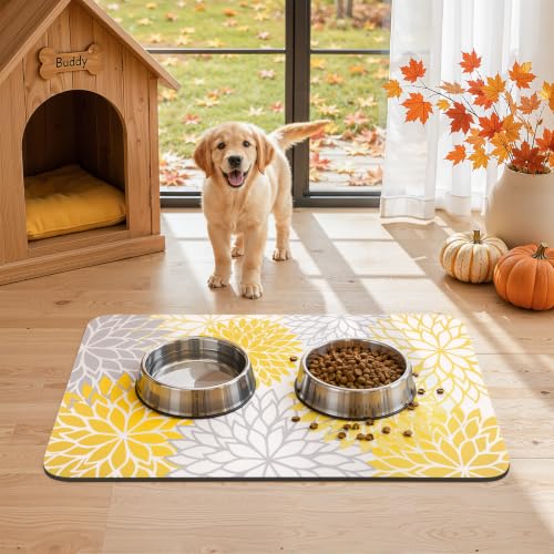 Fall Dish Drying Mat