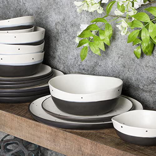 Rhinebeck 16 Piece Double Bowl Dinnerware Set