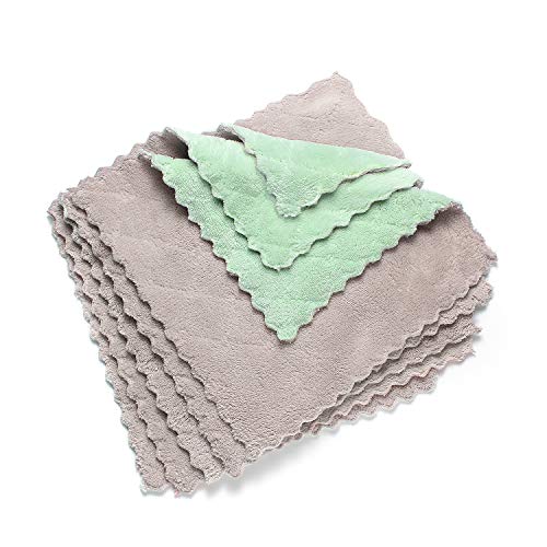 Microfiber Dish Cloths for Washing Dishes 5 Pack (5 Count)