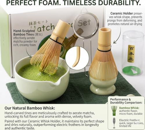 Matcha Whisk Set with Bowl