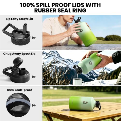 One Gallon Water Bottle Insulated 128 oz