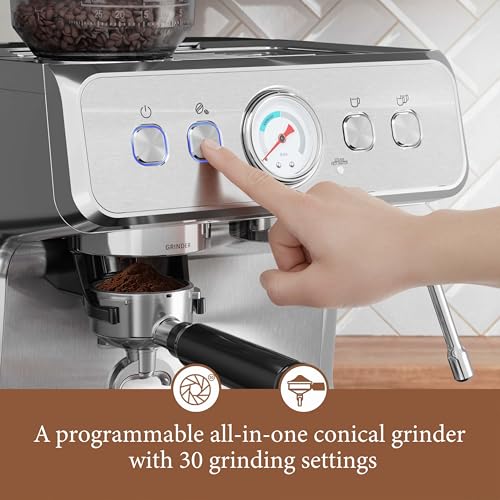 Espresso Machine with Grinder