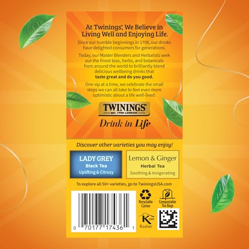 Earl Grey Lavender Black Tea Individually Wrapped Bags (120 Count)