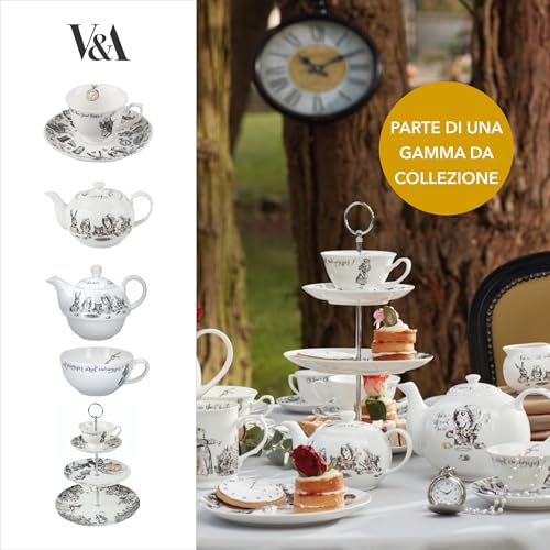 Alice in Wonderland Teapot and Cup Set For 1 in Gift Box