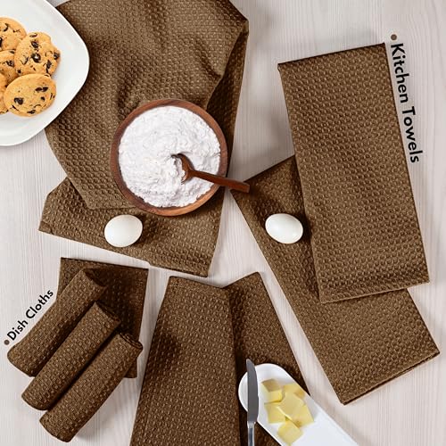 Cotton Dish Towel & Dishcloths 8 Piece Set (8 Count)