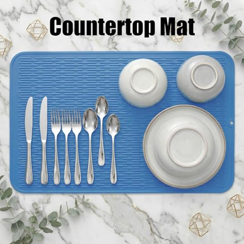 Silicone Dish Drying Mat for Multiple Usage