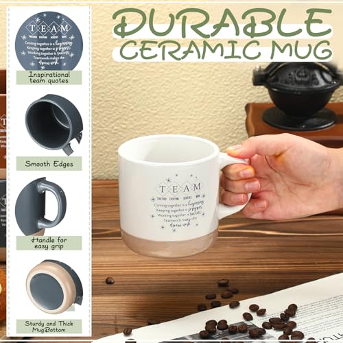 10 Pcs Team Gift for Employee Bulk 13 oz Thank You Mugs (10 Count)