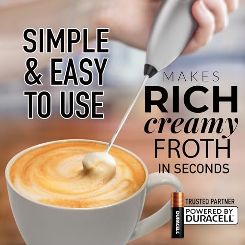 Zulay Powerful Milk Frother for Coffee with Upgraded Titanium Motor