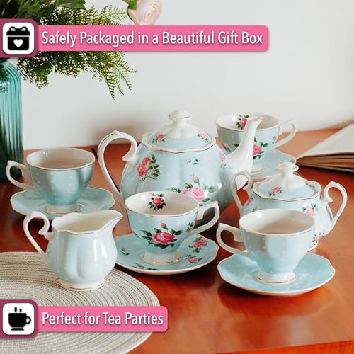 BTaT Floral Tea Sets for Adults