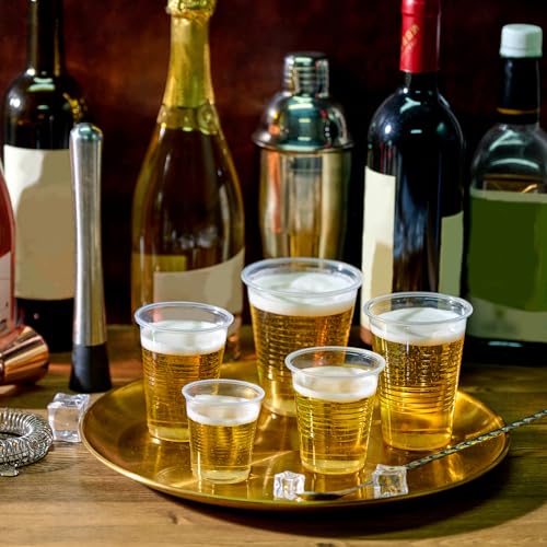 2000 Pack 12 OZ Clear Disposable Plastic Drinking Cups for Business (2000 Count)
