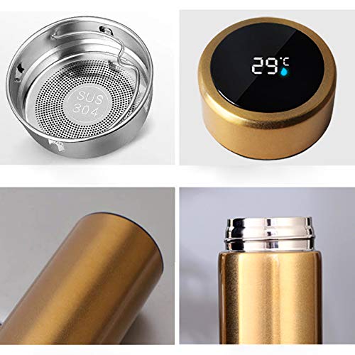 Water Bottle with LED Temperature Display