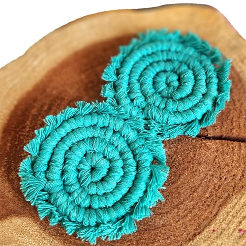 Cotton Car Coasters for Cup Holders (2 Count)
