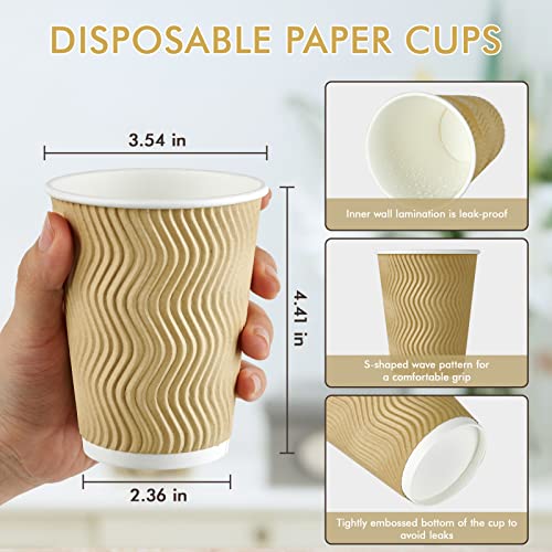 80 Count 12 oz Coffee Cups