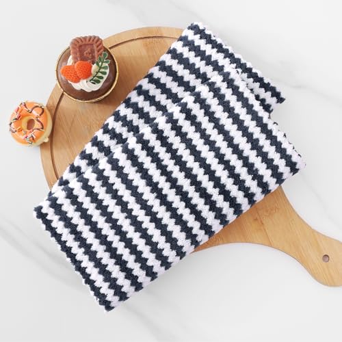 8 Pack Kitchen Towels and Dishcloths Set (8 Count)