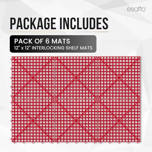 Interlocking Shelf Mats (6 Count)