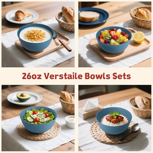 Wheat Straw Bowls Set 26oz