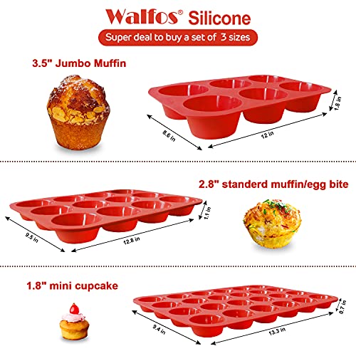 Silicone Muffin Pan (3 Count)
