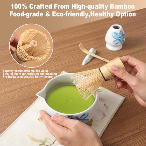 Matcha Whisk Set Cute (8 Count)