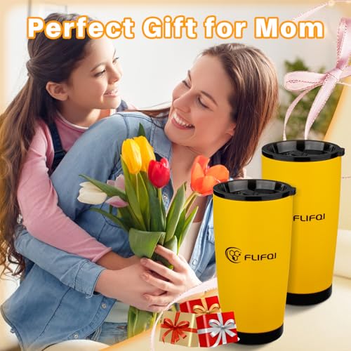 20oz Tumbler with Lid Double Wall Vacuum Insulated Travel Coffee Mug Stainless Steel Thermal Cup Powder Coated Sturdy Coffee Tumbler Gift for Hot and Cold Beverage