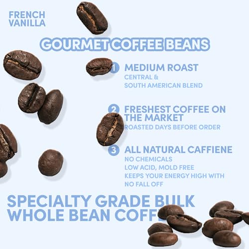 Sarasota Coffee Whole Bean French Vanilla (80 Ounce)